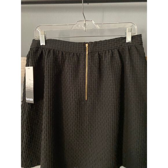 Kensie Black Skater Skirt | Medium - Picture 4 of 6